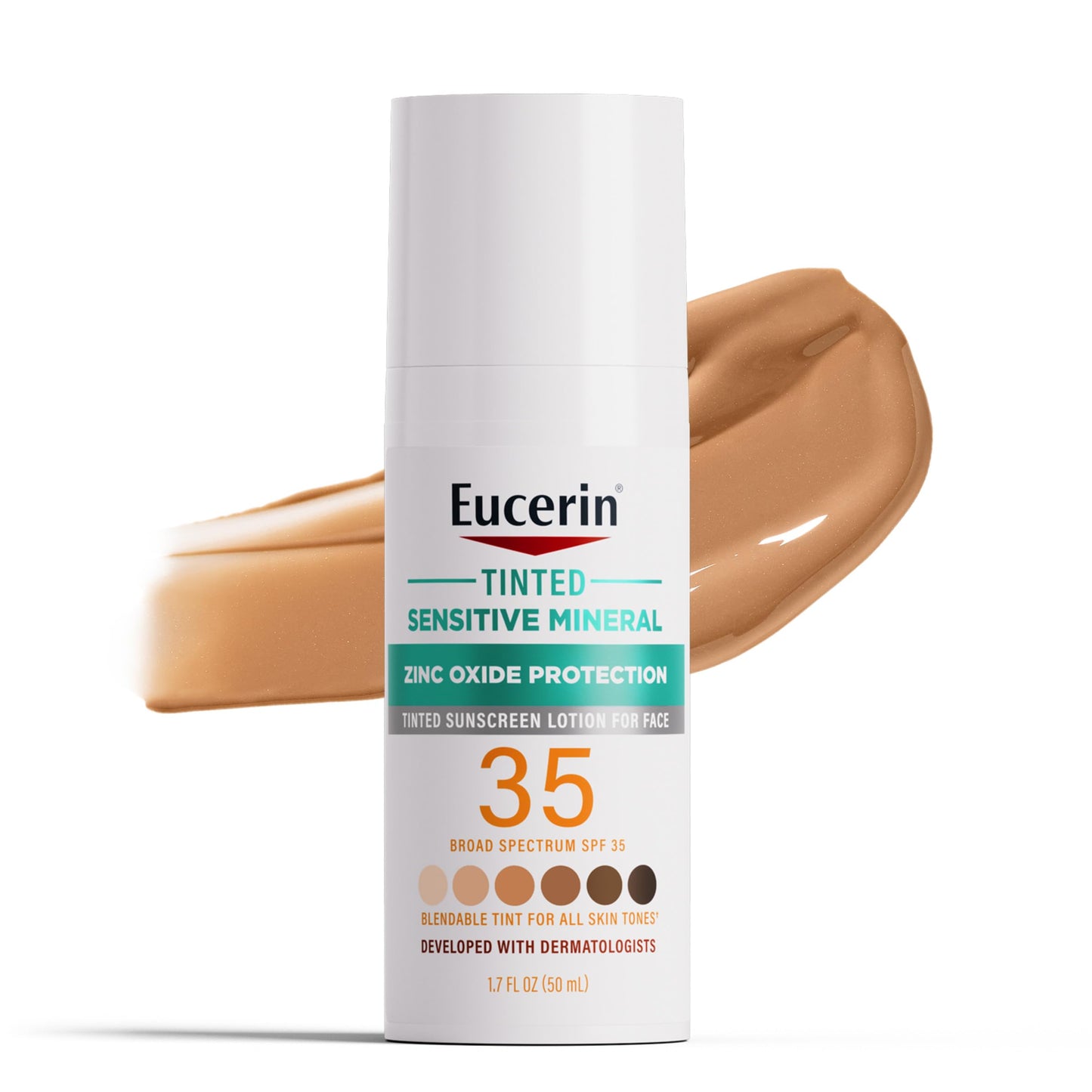 Eucerin-Protector Solar facial mineral con tinte solar solar SPF +35