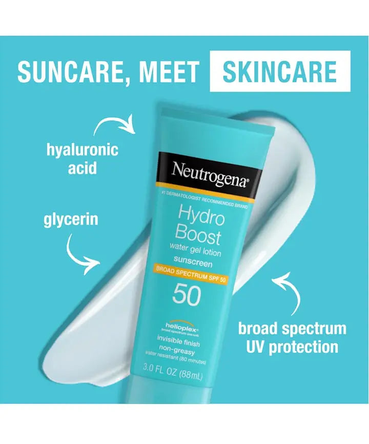 Water gel sunscreen Hydroboost neutrogena