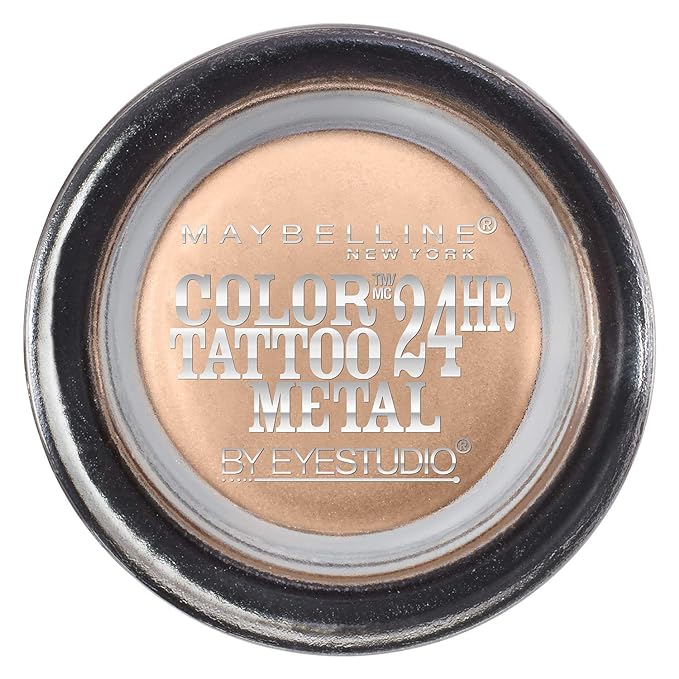 Maybelline-Sombra de ojos Eyestudio ColorTattoo Metal 24HR Cream Gel