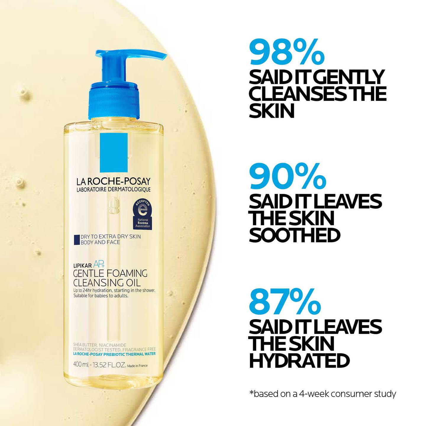 La Roche-Posay Lipikar AP+ Gentle Foaming Cleansing Oil