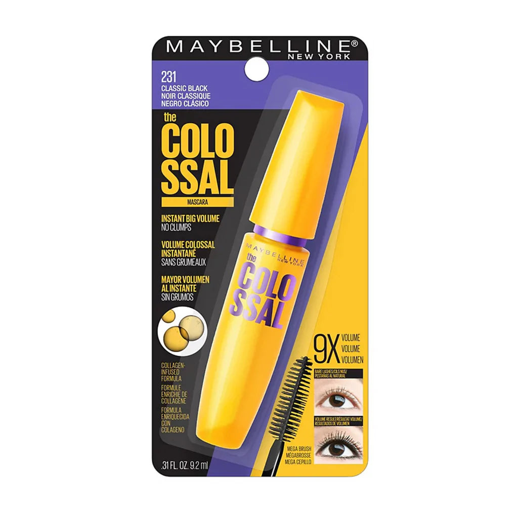 Maybelline-Mascara Volume Express The Colossal 231 Negro Clasico