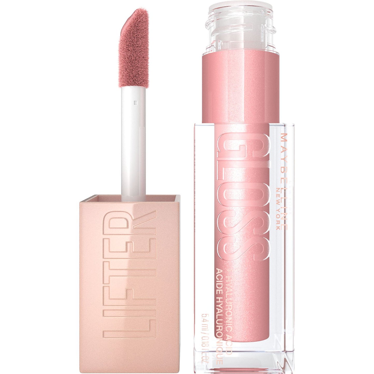 Maybelline-Lifter Gloss Brillo labial hidratante con ácido hialurónico
