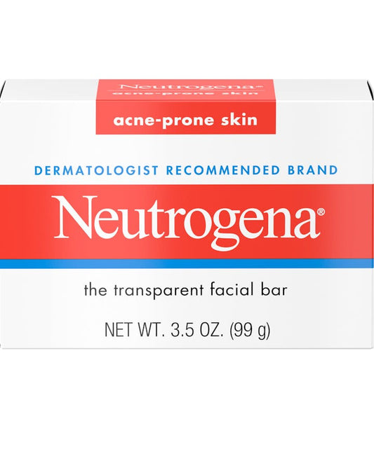 Neutrogena-Barra de jabón de glicerina para piel propensa al acné