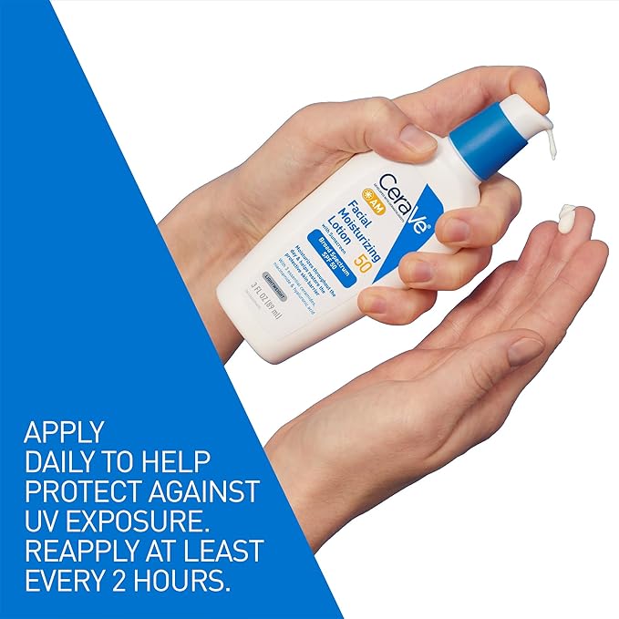Cerave-Loción hidratante facial SPF 50 de Dia