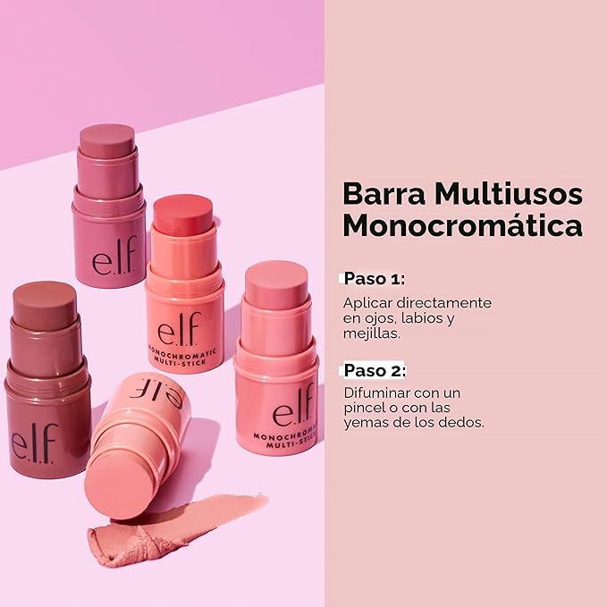 e.l.f.-Multibarra monocromática para ojos, labios y mejillas