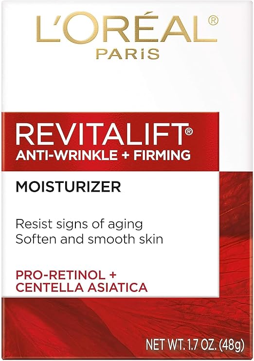 L'Oreal-Revitalift Crema hidratante antiarrugas y reafirmante para rostro y cuello