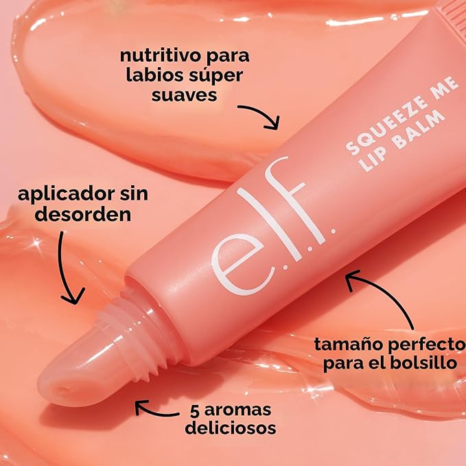 e.l.f.-Squeeze Me Bálsamo labial hidratante para un tinte de color transparente