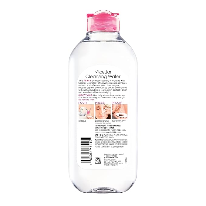 Garnier-Agua micelar de limpieza para el rostro