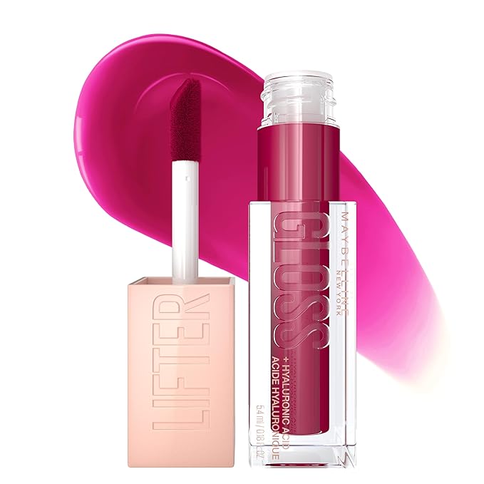 Maybelline-New York Lifter Gloss Brillo labial hidratante con ácido hialurónico