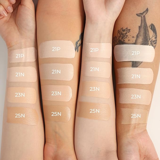 LOVB LOVB-Base de maquillaje coreana Acabado impecable 0.42 onzas