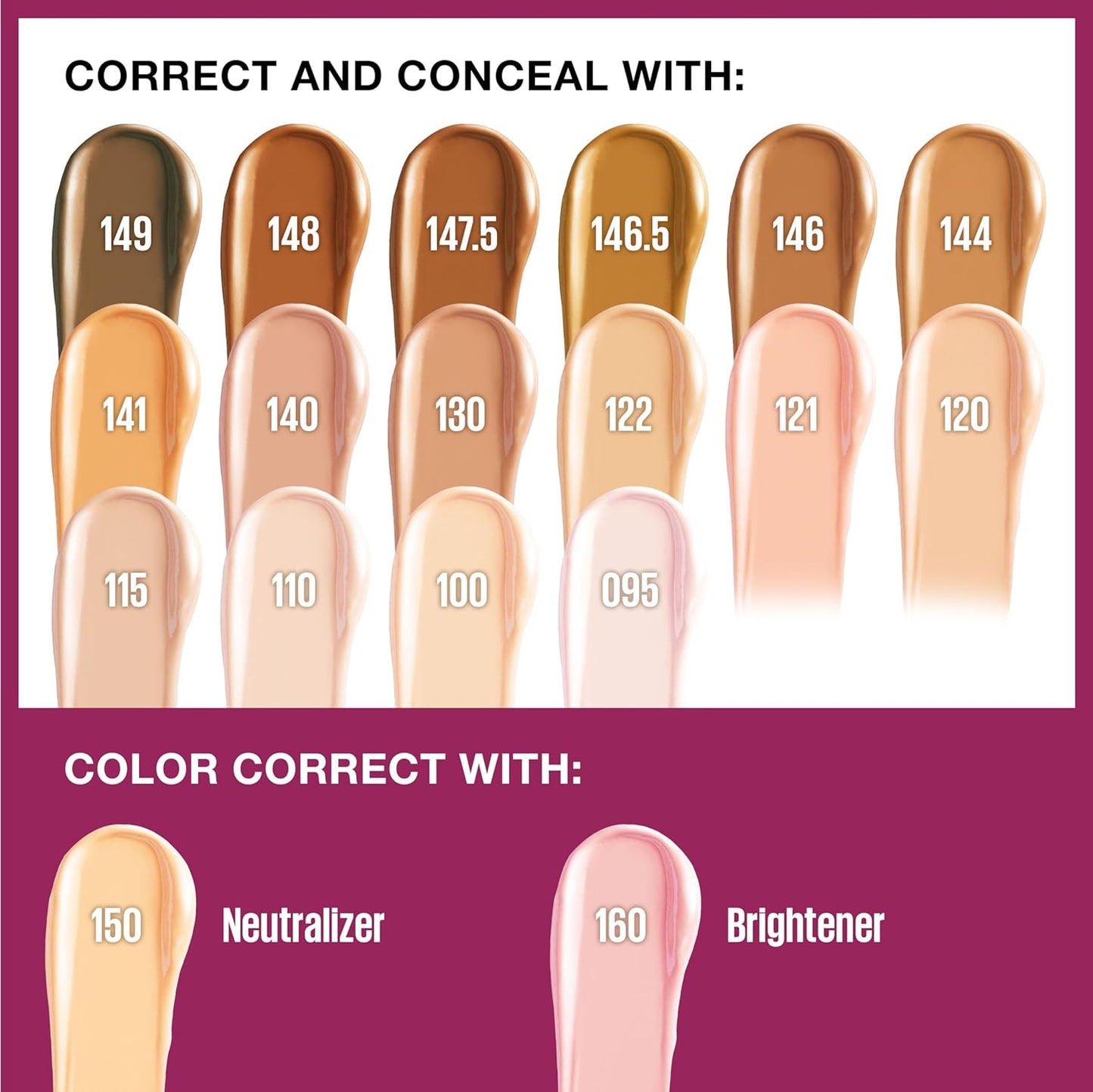 Maybelline - Corrector para el tratamiento de las ojeras Instant Age Rewind multiusos