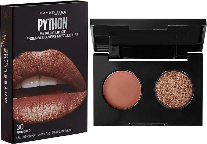 Maybelline-Python Kit de maquillaje de labios metálico