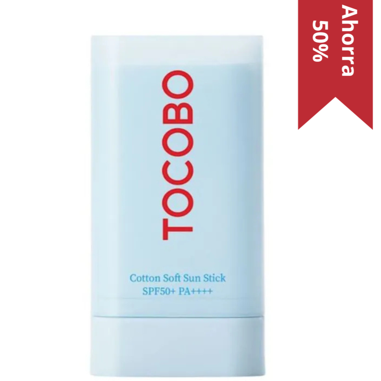 Tocobo-Protector solar en barra SPF 50 Cotton Soft Sun Stick