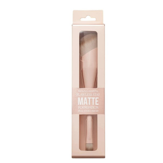 Beauty Creations-Brocha Doble para Base Mate