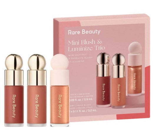 Rare Beauty-Mini Blush and Luminizer Trio