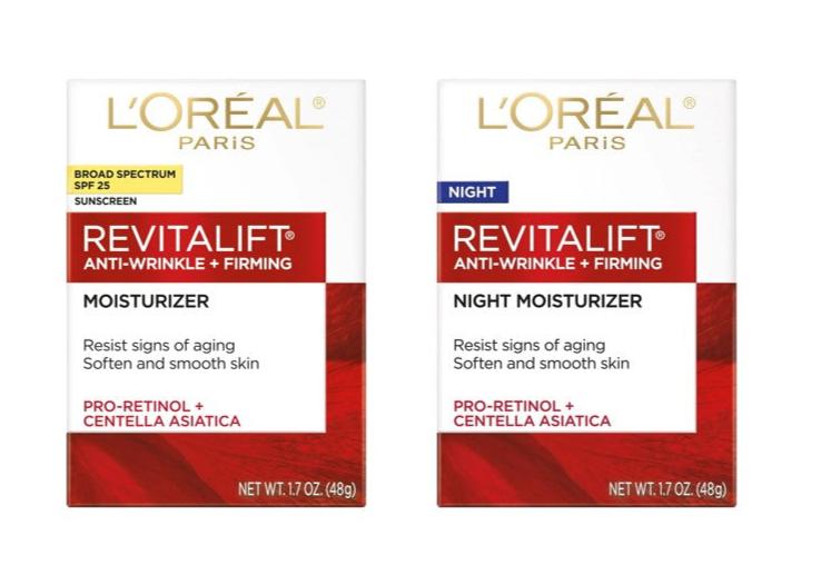 L'Oreal-Cremas Revitalift Hidratante Facial Antiarrugas + Reafirmante Dia y Noche