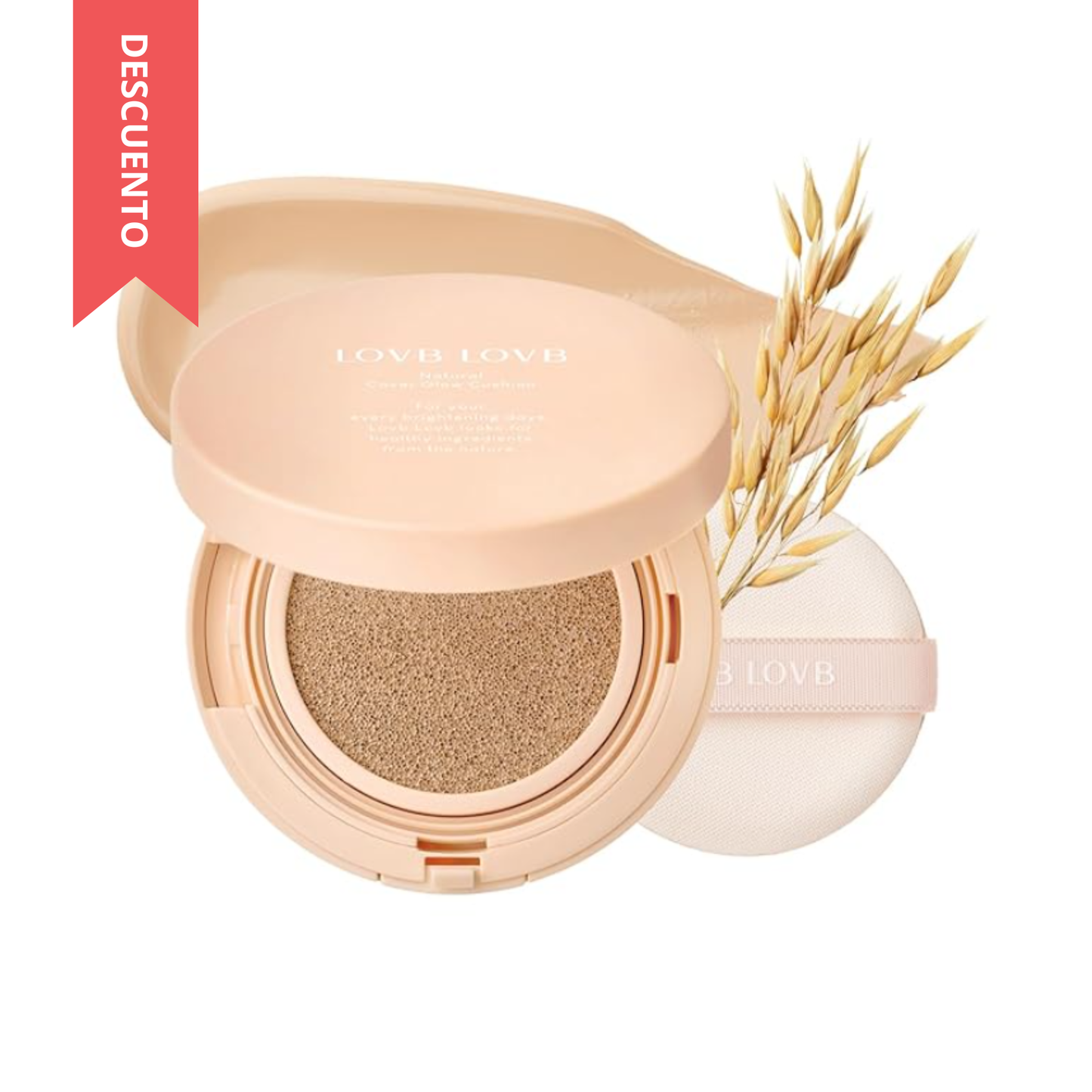 LOVB LOVB-Base de maquillaje coreana Acabado impecable 0.42 onzas