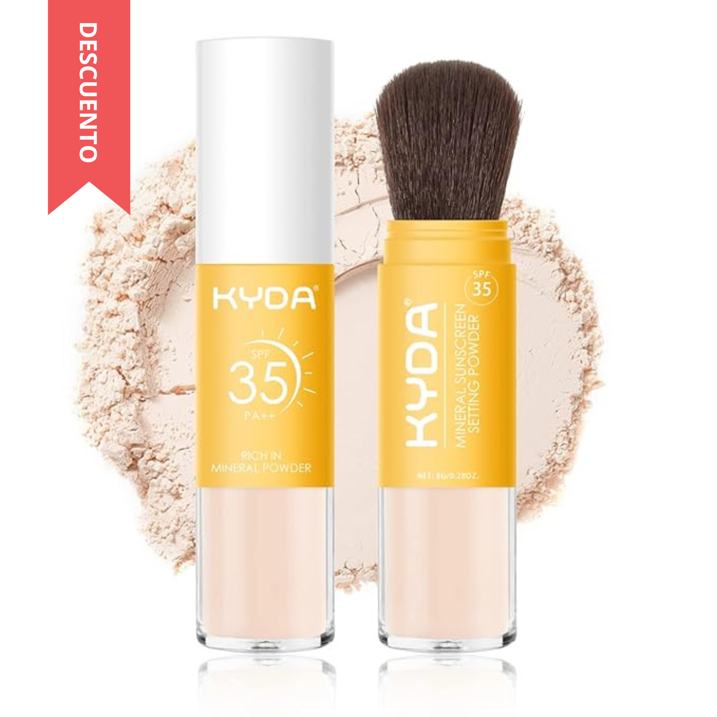 KYDA-Polvo Traslucido con protector Solar SPF 35