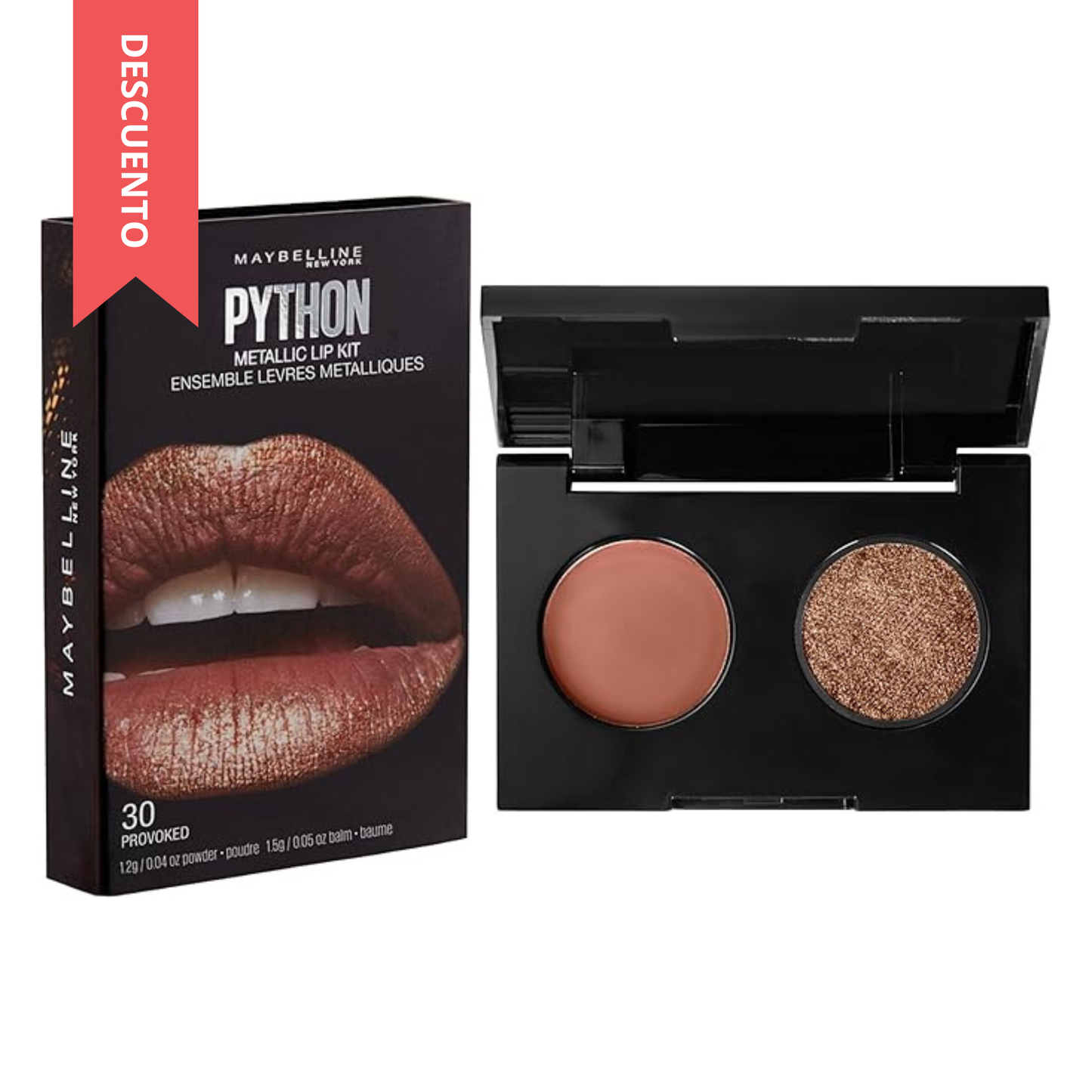 Maybelline-Python Kit de maquillaje de labios metálico