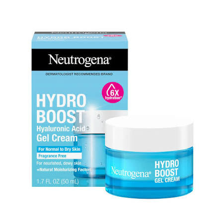 Neutrogena Hydro Boost Gel Cream | Ácido Hialurónico 1.7 oz