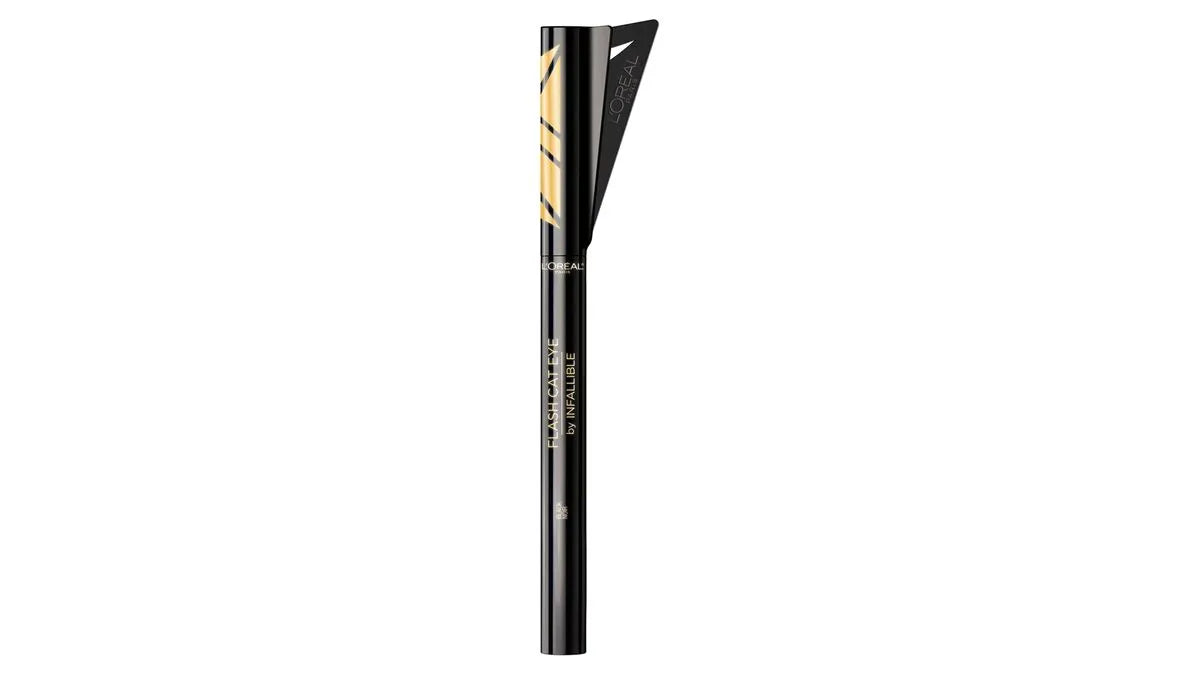 L’Oréal Paris Flash Cat Eyeliner Black – Delineador Líquido Preciso (0.55 ml)