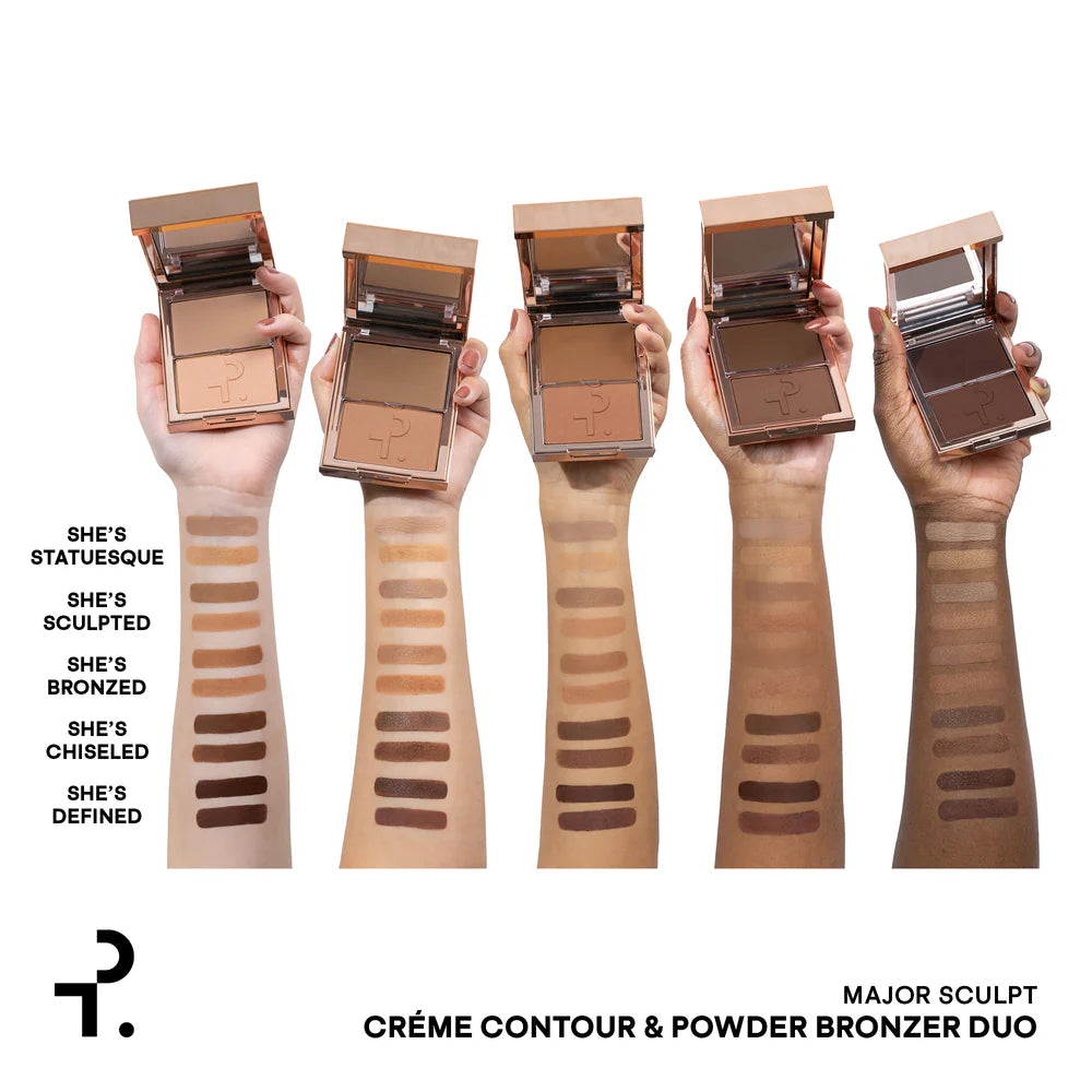 Paleta Patrick Ta para definir el rostro con acabado natura
