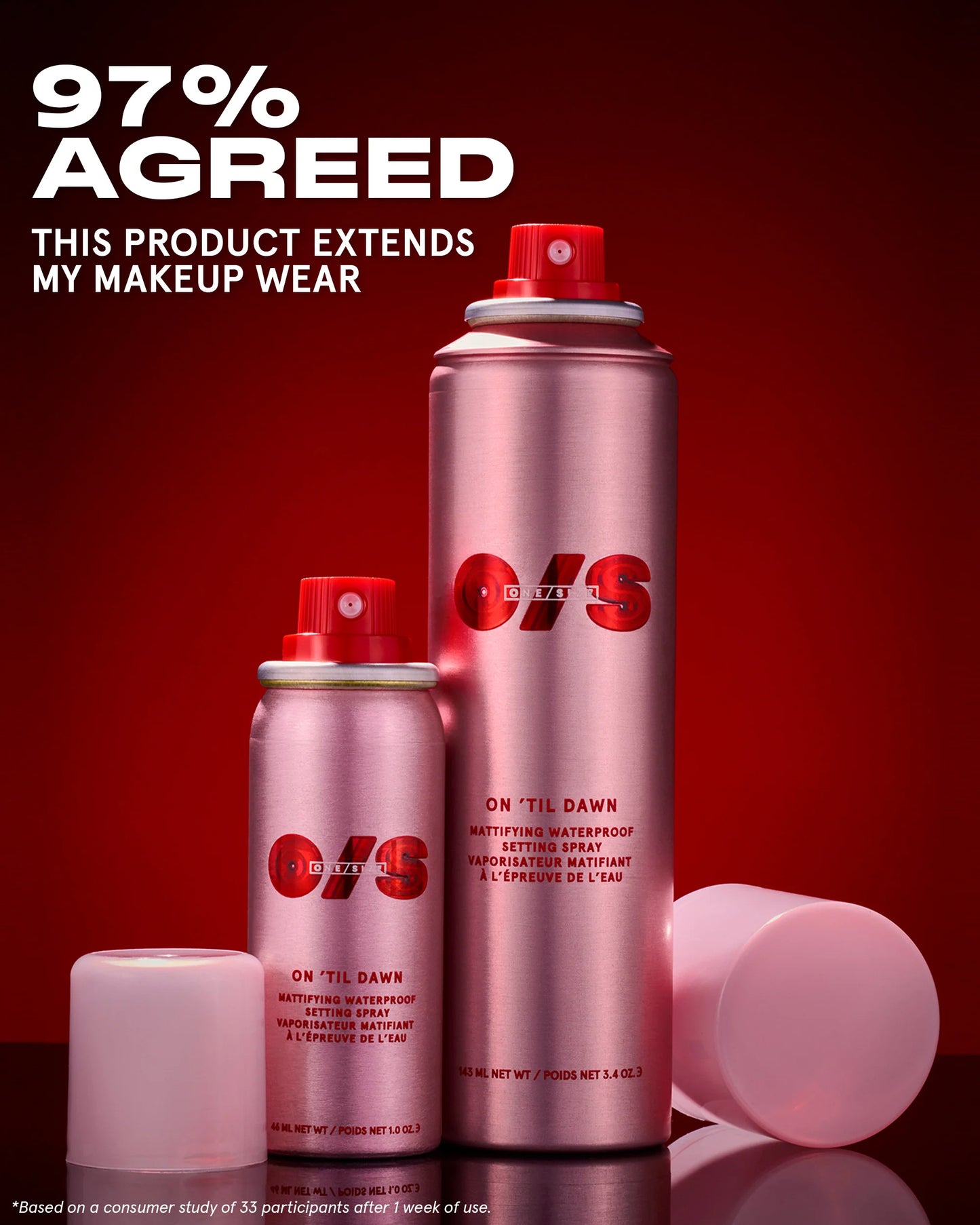 Setting spray con SPF acabado mat