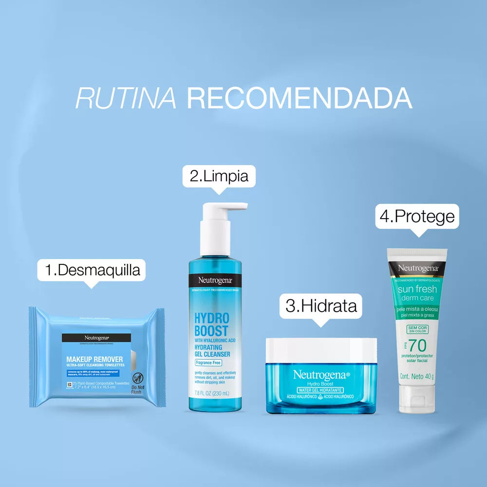 Toallitas faciales Neutrogena 25 unidades cuidado piel