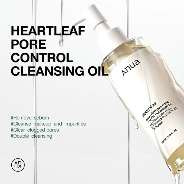 ANUA-Heartleaf Pore Control Cleansing Oil – Limpiador Facial Desmaquillante