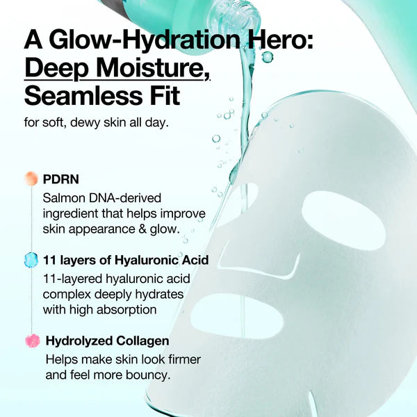 ANUA-PDRN Hyaluronic Acid Serum Mask| Hidratación Facial