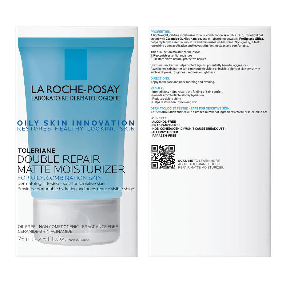 La Roche-Posay-Crema hidratante facial diaria de doble reparación Toleriane
