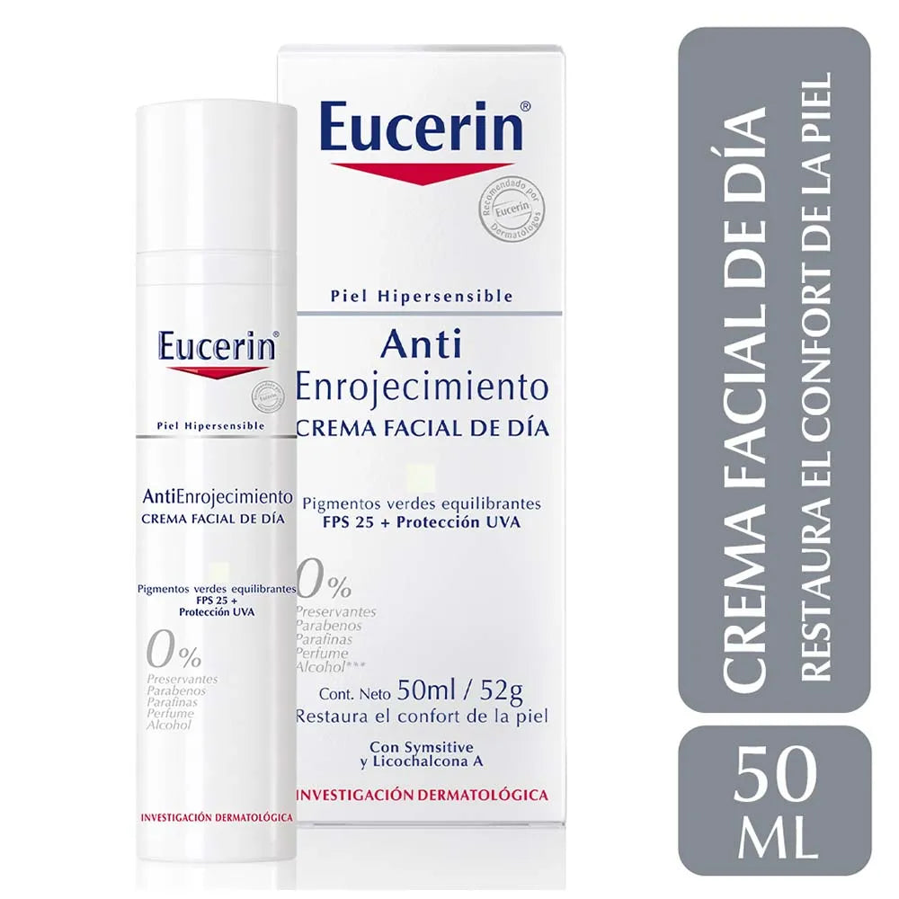 Eucerin-Crema de Día Correctora Antienrojecimiento - SPF25 de 50ml