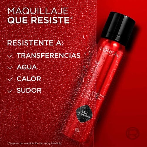 L 'Oreal-Fijador de Maquillaje 3 Second Setting Mist