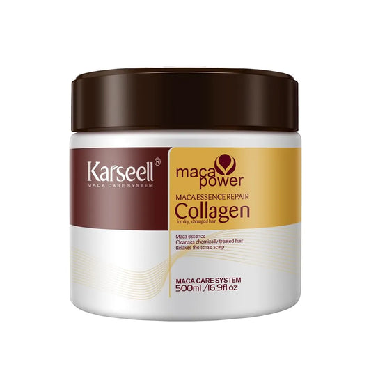 Mascarilla Capilar de Colágeno Karseell – Tratamiento Reparador para Cabello Dañado